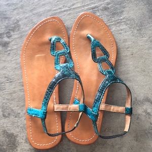 2 FOR $5 - Blue strap sandals!